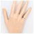 Autre Marque PT900 Platinring mit Diamant - Ansicht 6