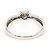 Autre Marque PT900 Platinring mit blauem Diamanten - Ansicht 3