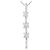 Autre Marque Collana in oro bianco 18K e diamanti D'oro