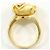 Autre Marque 18K Gelbgold-Ring mit Diamant Golden - Ansicht 3