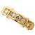 Autre Marque 18K Gelbgold-Ring mit braunem Diamanten Golden