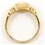 Autre Marque 18K Gelbgold-Ring mit braunem Diamanten Golden - Ansicht 3