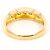 Autre Marque 18K Gelbgold-Ring mit braunem Diamanten Golden - Ansicht 4