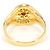 Autre Marque 18K Gelbgold-Ring mit Diamant Golden - Ansicht 4