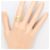 Autre Marque 18K Gelbgold-Ring mit Diamant Golden - Ansicht 7