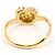 Autre Marque 18K Gelbgold-Ring mit Diamant Golden - Ansicht 4
