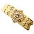 Autre Marque 18K Gelbgold-Ring mit braunem Diamanten Golden