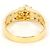 Autre Marque 18K Gelbgold-Ring mit braunem Diamanten Golden - Ansicht 4