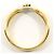 Autre Marque Ring in Platin und Gelbgold Golden - Ansicht 3