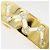 Autre Marque 18K Gelbgold-Ring mit Diamant Golden - Ansicht 2