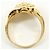 Autre Marque 18K Gelbgold-Ring mit Diamant Golden - Ansicht 3
