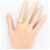 Autre Marque 18K Gelbgold-Ring mit Diamant Golden - Ansicht 7
