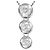 Autre Marque Elegante PT850 Platin-Halskette mit Diamant