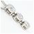 Autre Marque Elegante PT850 Platin-Halskette mit Diamant - Ansicht 2