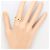 Autre Marque 18K Gelbgold-Ring mit Diamant Golden - Ansicht 6