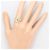 Autre Marque 18K Gelbgold und Platin Diamant Ring Golden - Ansicht 7