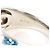 Autre Marque PT900 Platinring mit blauem Diamanten - Ansicht 5