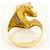 Autre Marque PT900 Platin- und 18K Gelbgold-Ring mit Diamant Golden - Ansicht 4