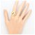 Autre Marque PT900 Platin- und 18K Gelbgold-Ring mit Diamant Golden - Ansicht 6