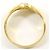 Autre Marque 18K Gelbgold-Ring mit Diamant Golden - Ansicht 3