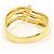 Autre Marque 18K Gelbgold-Ring mit Diamant Golden - Ansicht 4