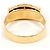 Autre Marque 18K Gelbgold-Ring mit Diamant Golden - Ansicht 4