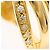 Autre Marque Anillo de banda en oro amarillo de 18K con diamante Dorado - vista 2