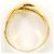Autre Marque Anillo de banda en oro amarillo de 18K con diamante Dorado - vista 3