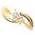 Autre Marque 18K Goldring mit Diamant Golden