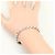 Autre Marque Bracciale con charm in oro bianco 18K con diamante D'oro - vista 5