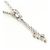 Autre Marque 18K Weißgoldkette mit Diamant Golden - Ansicht 2