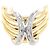 Autre Marque 18K Gelbgold- und Platinring Golden