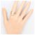 Autre Marque 18K Gelbgold- und Platinring Golden - Ansicht 7
