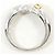 Autre Marque Ring aus Platin und Gelbgold mit Diamant Golden - Ansicht 2