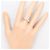 Autre Marque Ring aus Platin und Gelbgold mit Diamant Golden - Ansicht 7