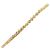 Autre Marque Bracciale con charm in oro giallo 18K con diamante D'oro