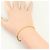 Autre Marque Bracciale con charm in oro giallo 18K con diamante D'oro - vista 5