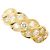 Autre Marque 18K Gelbgold-Ring mit Diamant Golden