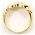 Autre Marque 18K Gelbgold-Ring mit Diamant Golden - Ansicht 3