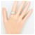Autre Marque Platinring mit Diamant - Ansicht 7