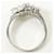 Autre Marque PT900 Platinring mit Diamant  - Ansicht 3