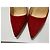 Christian Louboutin Decoltish 100 Décolleté Camoscio Rosso - vista 5