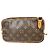 Borsa Louis Vuitton Pochette Marly Bandouliere in Canvas Monogram medium Marrone - vista 2