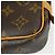 Borsa Louis Vuitton Pochette Marly Bandouliere in Canvas Monogram medium Marrone - vista 7