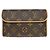 Louis Vuitton Florentine Waist Monogram Canvas medium Marrone