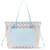 Louis Vuitton Neverfull MM Damier Azur Canvas Blu chiaro Damier ebene