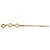 Yves Saint Laurent Collana Pendente in Vetro Ambra e Oro D'oro - vista 12