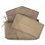 Pochette Félicie Louis Vuitton Felicie Chain Wallet Metallic Monogram Vernis Beige - vista 3