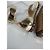 Sandali in pelle oro Valentino Garavani Rockstud D'oro - vista 10