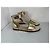 Sandali in pelle oro Valentino Garavani Rockstud D'oro - vista 2